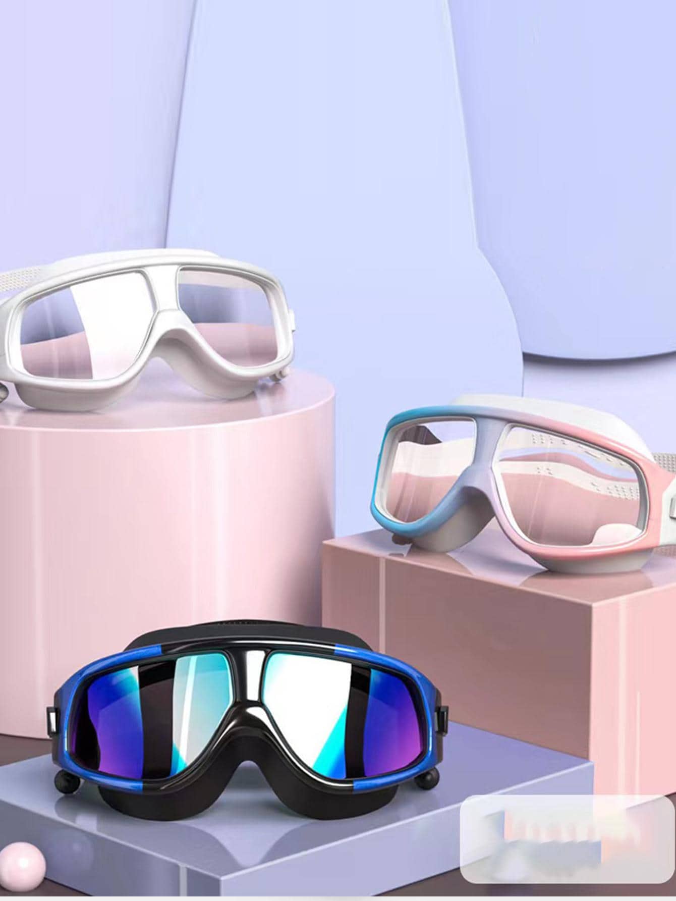 Aquatic Sports Hat - Professional Swimming Goggles HD Waterproof Anti