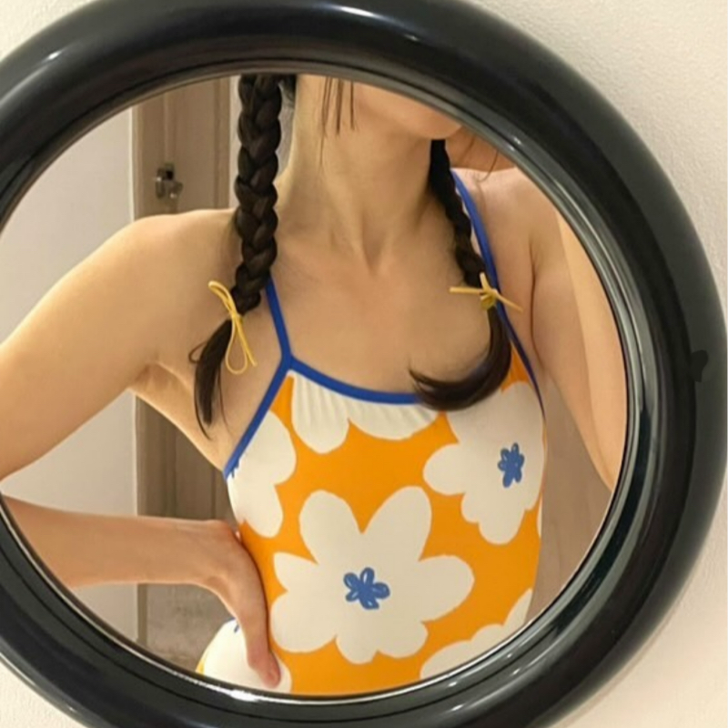Retro Print Women's One-Piece  - đánh giá và giá Aquatic Sports Swimming